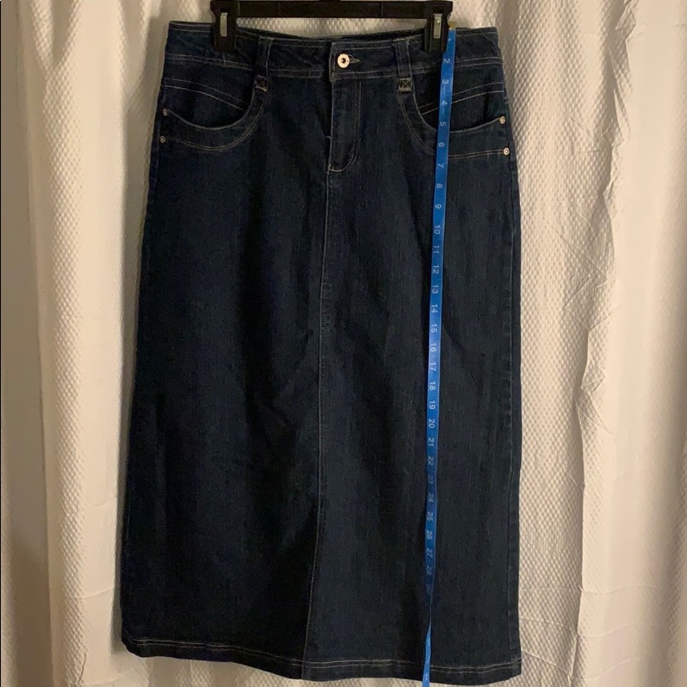 Like new Long jean skirt